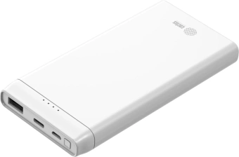 Мобильный аккумулятор Cactus CS-PBFSMT-10000 10000mAh 2.1A 2xUSB-A белый - купить недорого с доставкой в интернет-магазине