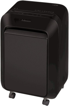 Шредер Fellowes PowerShred LX210 черный (секр.P-4) фрагменты 16лист. 23лтр. скрепки скобы пл.карты - купить недорого с доставкой в интернет-магазине