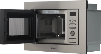Микроволновая печь Gorenje BM201AM1X 20л. 800Вт нержавеющая сталь/черный (встраиваемая) - купить недорого с доставкой в интернет-магазине