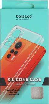 Чехол (клип-кейс) BoraSCO для Apple iPhone 14 Pro Max прозрачный (70801) - купить недорого с доставкой в интернет-магазине