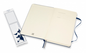 Блокнот Moleskine CLASSIC EXPENDED QP062EXPB20 Large 130х210мм 400стр. нелинованный твердая обложка синий сапфир - купить недорого с доставкой в интернет-магазине