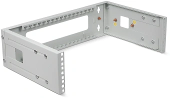 Кронштейн телекоммуникационный Cabeus NC-3U настен. регул.глуб. 3U 19" 450мм нагр.:15кг серый - купить недорого с доставкой в интернет-магазине
