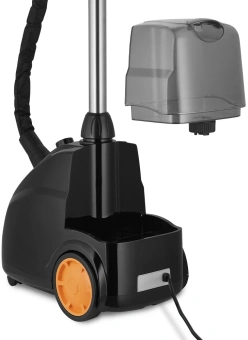 Отпариватель напольный Kitfort КТ-9240 2000Вт черный/оранжевый - купить недорого с доставкой в интернет-магазине