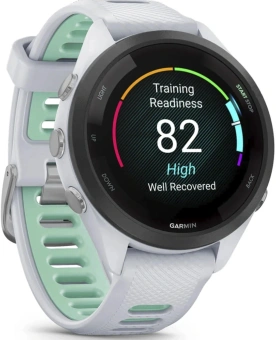 Смарт-часы Garmin Forerunner 265S 27.5мм 1.1" AMOLED корп.белый рем.белый (010-02810-14) - купить недорого с доставкой в интернет-магазине