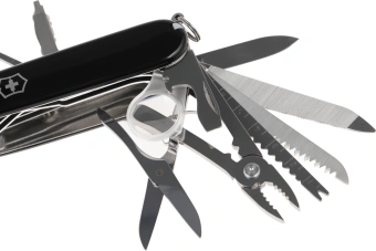 Нож перочинный Victorinox SwissChamp (1.6795.3) 91мм 33функц. черный карт.коробка - купить недорого с доставкой в интернет-магазине