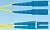 Патч-корд Panduit F92ELLNSNSNM010 2x9/125 OS1/OS2 LC дуплекс-SC дуплекс 10м LSZH желтый