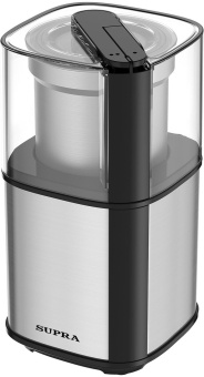 Кофемолка Supra CGS-320 300Вт сист.помол.:ротац.нож вместим.:80гр серебристый - купить недорого с доставкой в интернет-магазине