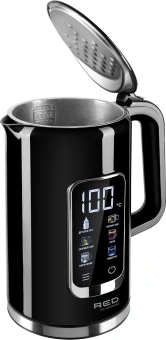 Чайник электрический Red Solution COLORSENSE AM120D 1.7л. 2000Вт черный корпус: нерж.сталь/пластик (AM120D) - купить недорого с доставкой в интернет-магазине
