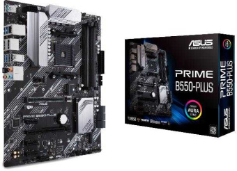 Материнская плата Asus PRIME B550-PLUS Soc-AM4 AMD B550 4xDDR4 ATX AC`97 8ch(7.1) GbLAN RAID+HDMI+DP - купить недорого с доставкой в интернет-магазине