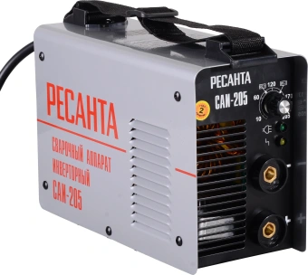 Сварочный аппарат Ресанта САИ205 инвертор ММА DC 7.3кВт - купить недорого с доставкой в интернет-магазине