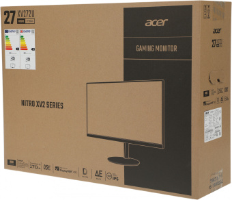 Монитор Acer 27" Nitro XV272UVbmiiprzx черный IPS LED 2ms 16:9 HDMI M/M матовая HAS Piv 1000:1 350cd 178гр/178гр 2560x1440 170Hz FreeSync DP 2K USB 6.55кг - купить недорого с доставкой в интернет-магазине