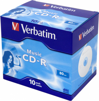 Диск CD-R Verbatim 700Mb 16x Jewel case (10шт) (43365) - купить недорого с доставкой в интернет-магазине