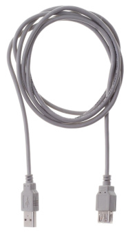 Кабель Buro USB A(m) USB A(f) 1.8м (BHP RET USB_AF18) серый (блистер) - купить недорого с доставкой в интернет-магазине