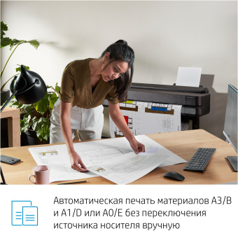 Плоттер HP Designjet T650 (5HB10A/5HB10D) A0/36" - купить недорого с доставкой в интернет-магазине