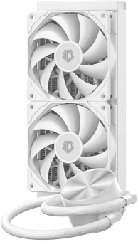 Система водяного охлаждения ID-Cooling FX240 Pro Soc-AM5/AM4/1200/1700/1851 белый 4-pin 35.2dB Al+Cu 300W Ret (FX240 PRO WHITE) - цена, купить или заказать с доставкой в интернет-магазине Система водяного охлаждения ID-Cooling FX240 Pro Soc-AM5/AM4/1200/1700/1851 белый 4-pin 35.2dB Al+Cu 300W Ret (FX240 PRO WHITE) - купить недорого с доставкой в интернет-магазине