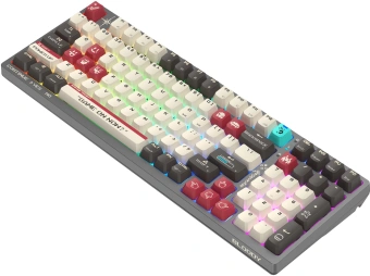 Клавиатура A4Tech Bloody WS98 Pixels Red механическая темно-серый/белый USB беспроводная BT/Radio Multimedia for gamer LED (WS98) - купить недорого с доставкой в интернет-магазине