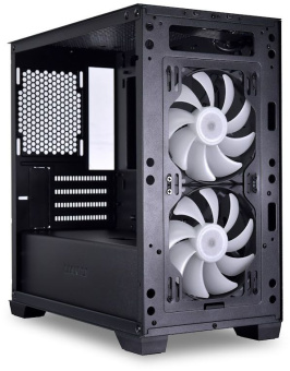 Корпус Lian-Li Lancool 205M Mesh черный без БП mATX 3x120mm 2x140mm 2xUSB3.0 audio bott PSU - купить недорого с доставкой в интернет-магазине
