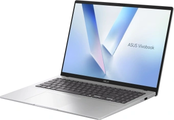 Ноутбук Asus VivoBook 16 X1607CA-MB271 Core Ultra 5 225H 16Gb SSD512Gb Intel Graphics 16" IPS WUXGA (1920x1200) без ОС silver WiFi BT Cam (90NB15A2-M00KY0) - купить недорого с доставкой в интернет-магазине