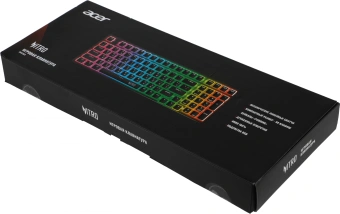 Клавиатура Acer Nitro OKW303 механическая черный USB for gamer LED (ZL.KBDCC.01D) - купить недорого с доставкой в интернет-магазине