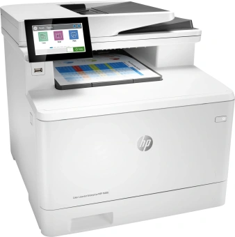 МФУ лазерный HP Color LaserJet Enterprise M480f (3QA55A) A4 Duplex Net белый - купить недорого с доставкой в интернет-магазине