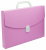 Портфель Бюрократ Pastel PASTPP01PINK 1 отдел. A4 пластик 0.7мм розовый - купить недорого с доставкой в интернет-магазине