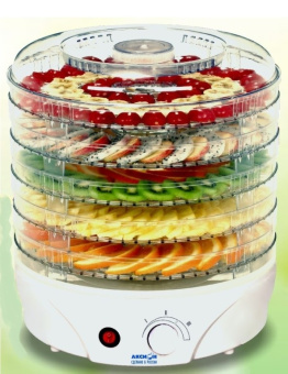 Сушка для фруктов и овощей Аксион Т 33 5под. 190Вт белый - купить недорого с доставкой в интернет-магазине
