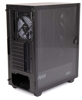 Корпус Hiper DCB черный без БП ATX 5x120mm 5x140mm 1xUSB2.0 1xUSB3.0 audio bott PSU - купить недорого с доставкой в интернет-магазине