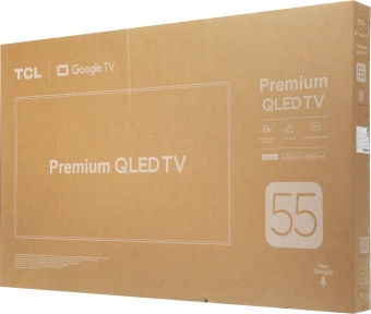 Телевизор QLED TCL 55" 55P8L (2026) Premium черный 4K Ultra HD 144Hz MEMC DVB-T DVB-T2 DVB-C DVB-S DVB-S2 USB WiFi Smart TV - купить недорого с доставкой в интернет-магазине