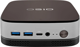 ПК Мини Osio BaseLine B51i-003 N100 (0.8) 8Gb SSD256Gb UHDG Windows 11 Pro 64 GbitEth WiFi BT 24W коричневый/серебристый - купить недорого с доставкой в интернет-магазине