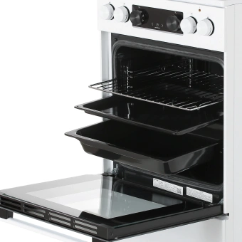 Плита Комбинированная Gorenje GK5C40WF белый (стеклянная крышка) реш.чугун - купить недорого с доставкой в интернет-магазине