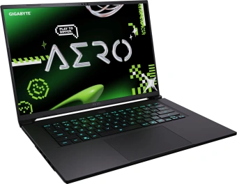 Ноутбук Gigabyte Aero X16 1WH Ryzen AI 7 350 16Gb SSD1Tb NVIDIA GeForce RTX 5070 8Gb 16" IPS QHD+ (2560x1600) без ОС silver WiFi BT Cam (1WH93KZC94DD) - купить недорого с доставкой в интернет-магазине