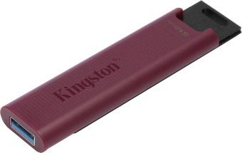 Флеш Диск Kingston 512GB DataTraveler Max DTMAXA/512GB USB3.2 черный/бордовый - купить недорого с доставкой в интернет-магазине