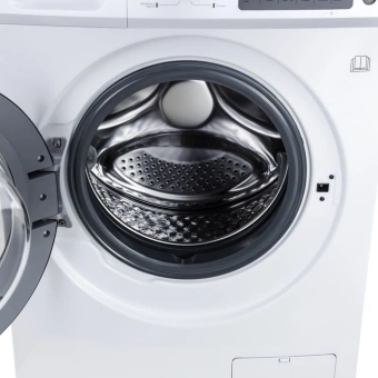 Стиральная машина Maunfeld MFWM1586WH класс: A загр.фронтальная макс.:8кг (с сушкой) белый инвертер - купить недорого с доставкой в интернет-магазине