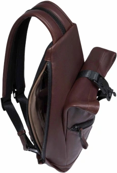 Рюкзак слинг Piquadro Harper CA6784AP/TM коричневый натур.кожа - купить недорого с доставкой в интернет-магазине