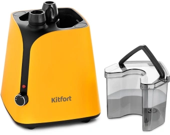 Отпариватель напольный Kitfort КТ-9160 2000Вт оранжевый/черный - купить недорого с доставкой в интернет-магазине