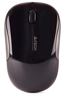 Мышь A4Tech G3-300N черный оптическая (1200dpi) беспроводная USB для ноутбука (3but) - купить недорого с доставкой в интернет-магазине