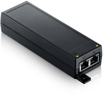 Инжектор PoE+ Zyxel POE12-30W-EU0101F 100/1000/2500BASE-T 30Вт 100-240В(АС) - купить недорого с доставкой в интернет-магазине