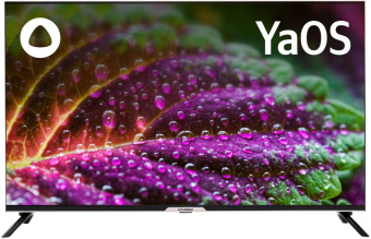 Телевизор LED Hyundai 43" H-LED43BU7003 Яндекс.ТВ Frameless черный 4K Ultra HD 60Hz DVB-T DVB-T2 DVB-C DVB-S DVB-S2 USB WiFi Smart TV - купить недорого с доставкой в интернет-магазине
