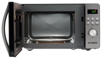 Микроволновая Печь Hyundai HYM-D2074 20л. 700Вт черный/серебристый - купить недорого с доставкой в интернет-магазине