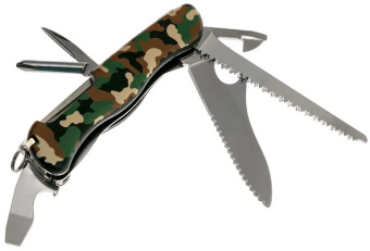 Нож перочинный Victorinox Trailmaster One Hand (0.8463.MW94) 111мм 12функц. камуфляж карт.коробка - цена, купить или заказать с доставкой в интернет-магазине Нож перочинный Victorinox Trailmaster One Hand (0.8463.MW94) 111мм 12функц. камуфляж карт.коробка - купить недорого с доставкой в интернет-магазине