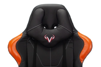 Кресло игровое Zombie VIKING 5 AERO черный/оранжевый эко.кожа с подголов. крестов. пластик - купить недорого с доставкой в интернет-магазине