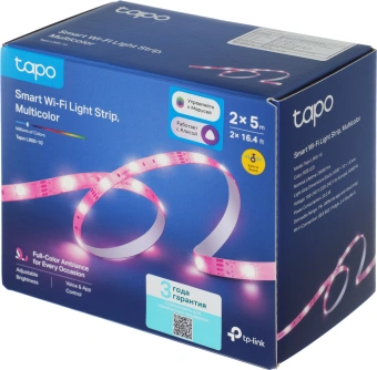 Умная светодиодная лента TP-Link Tapo L900-10 20.5В 5м - купить недорого с доставкой в интернет-магазине