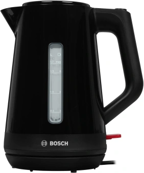 Чайник электрический Bosch TWK1M123 1.7л. 2400Вт черный корпус: пластик - купить недорого с доставкой в интернет-магазине