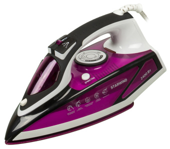 Утюг Starwind SIR7927 2400Вт фиолетовый/черный - купить недорого с доставкой в интернет-магазине