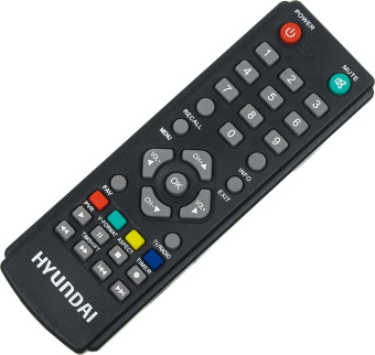Ресивер DVB-T2 Hyundai H-DVB500 черный - купить недорого с доставкой в интернет-магазине