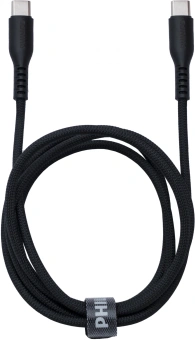 Кабель Philips DLC8701 USB Type-C (m)-USB Type-C (m) 1.2м черный коробка (упак.:1шт) - купить недорого с доставкой в интернет-магазине