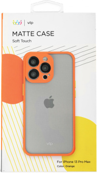Чехол (клип-кейс) VLP для Apple iPhone 13 Pro Max VLP-PC21-67OR оранжевый - купить недорого с доставкой в интернет-магазине