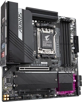 Материнская плата Gigabyte B650M AORUS ELITE SocketAM5 AMD B650 mATX AC`97 8ch(7.1) 2.5Gg RAID+HDMI+DP - купить недорого с доставкой в интернет-магазине