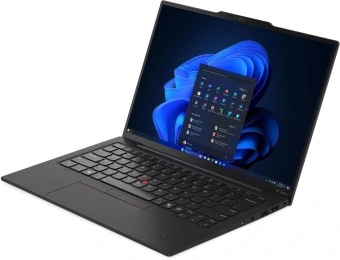 Ноутбук Lenovo ThinkPad X1 Carbon G13 Aura Core Ultra 7 258V 32Gb SSD1Tb Intel Arc 140V 14" IPS Touch WUXGA (1920x1200) Windows 11 Pro 64 black WiFi BT Cam (21NTS41J00) - купить недорого с доставкой в интернет-магазине