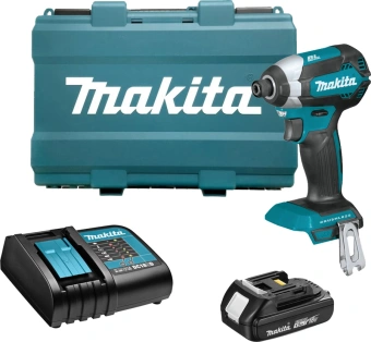 Шуруповерт Makita DTD153SY аккум. патрон:шестигр.1/4" (кейс в комплекте) - купить недорого с доставкой в интернет-магазине